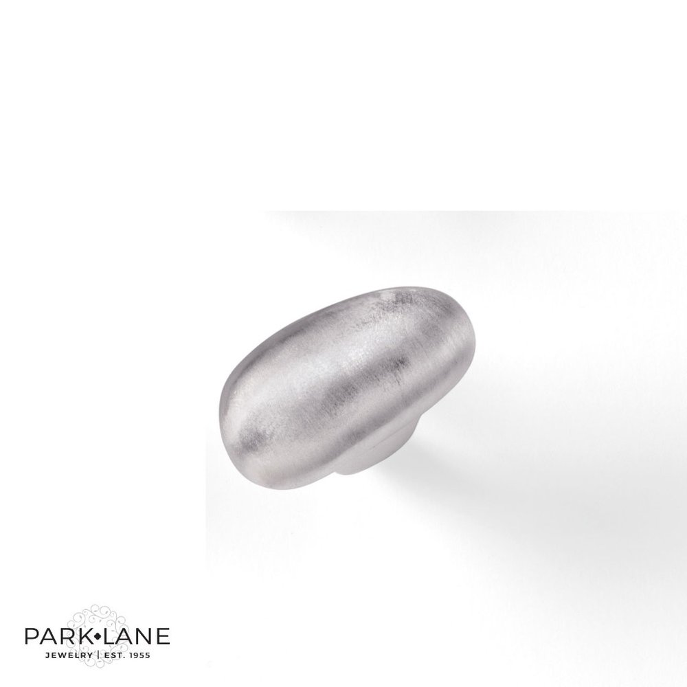 PARK LANE JEWELRY BEAN RING size 7 NWT matte Silver casual look  reg. retail $66